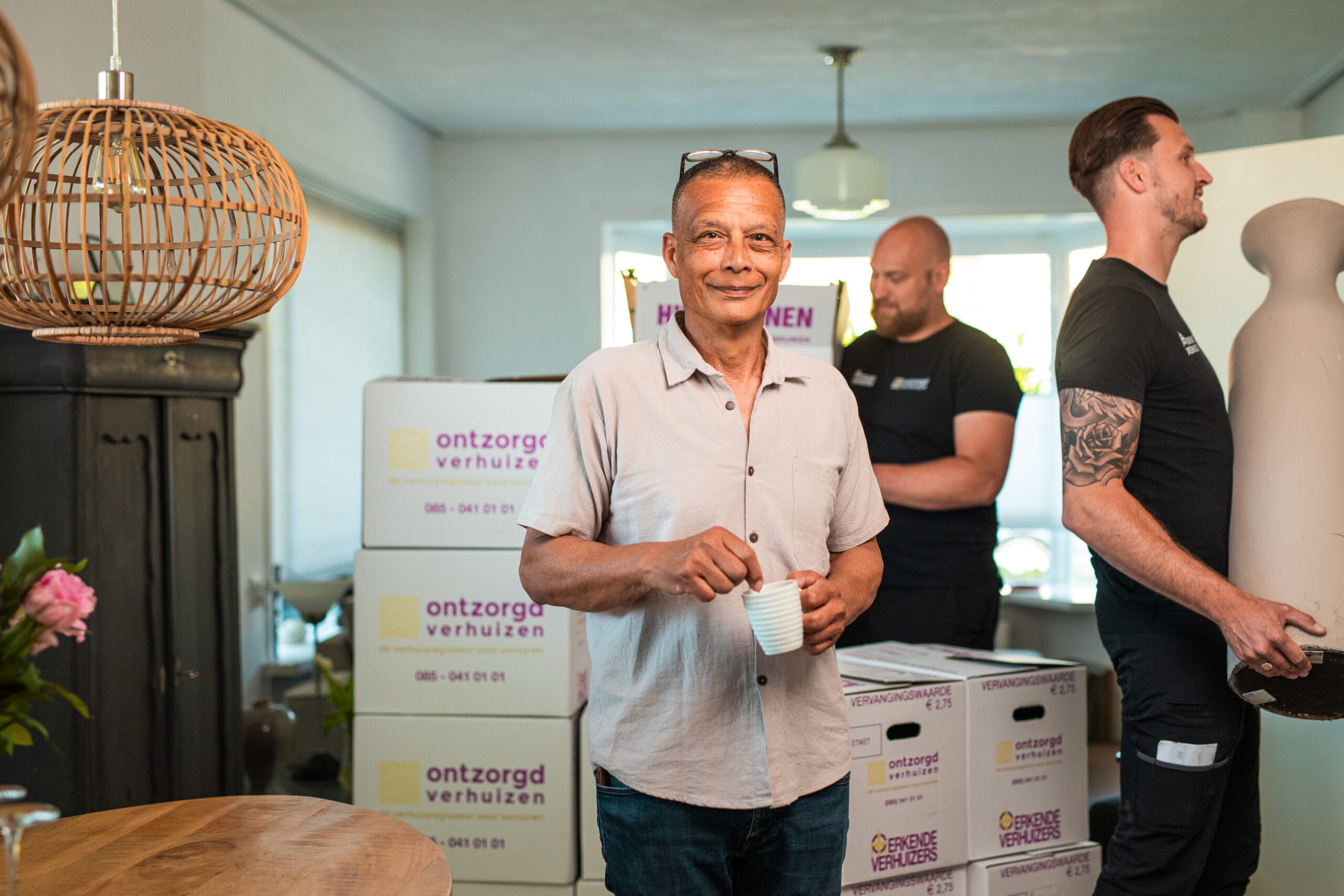 Professionele verhuizers Ontzorgd Verhuizen doen het sjouwwerk